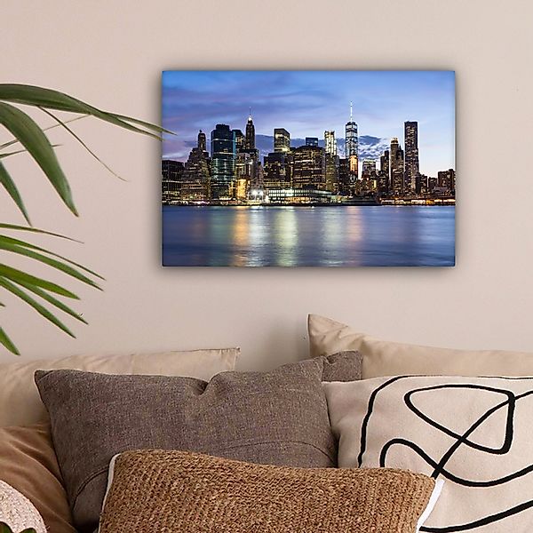 OneMillionCanvasses® Leinwandbild New York - Skyline günstig online kaufen