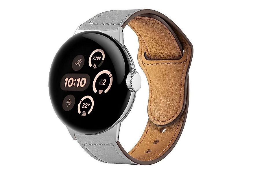 Wigento Smartwatch-Armband Für Google Pixel Watch 4 / 3 / 2 / 1 41mm Leder günstig online kaufen