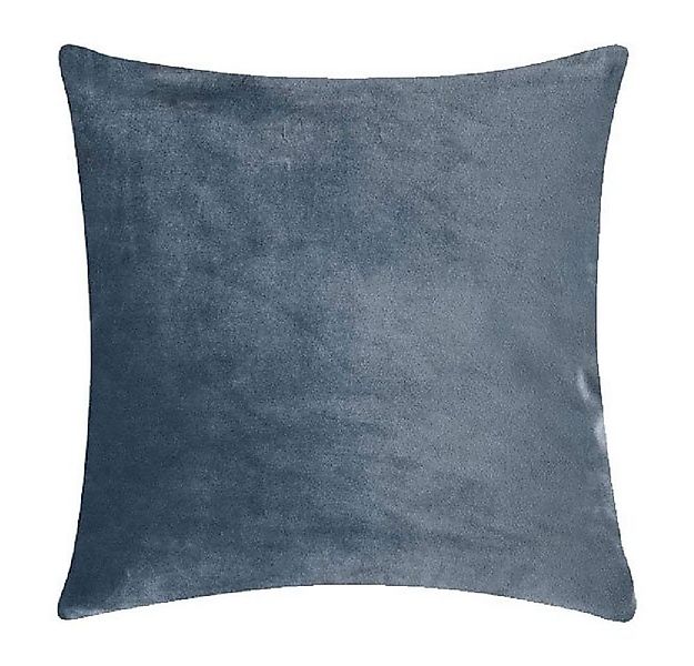 PAD Dekoobjekt Kissenhülle Samt Smooth Dusty Blue (40x40cm) günstig online kaufen