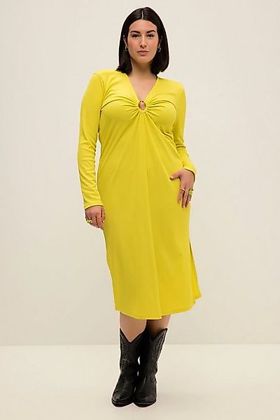 Studio Untold Midikleid Midikleid A-Line Ripp-Jersey günstig online kaufen