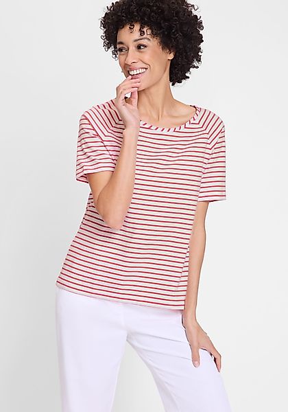 Olsen Rundhalsshirt (1-tlg) Gerader Schnitt günstig online kaufen