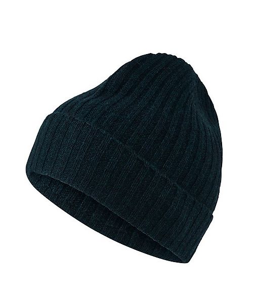 FALKE Beanie Wintermütze Unisex - Kaschmir, Rippenstruktur, Umschlag - anth günstig online kaufen