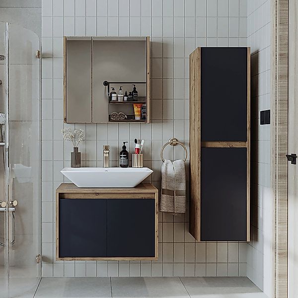 Roomart Badmöbel-Set, (Badmöbel Set 65cm Unterschrank günstig online kaufen