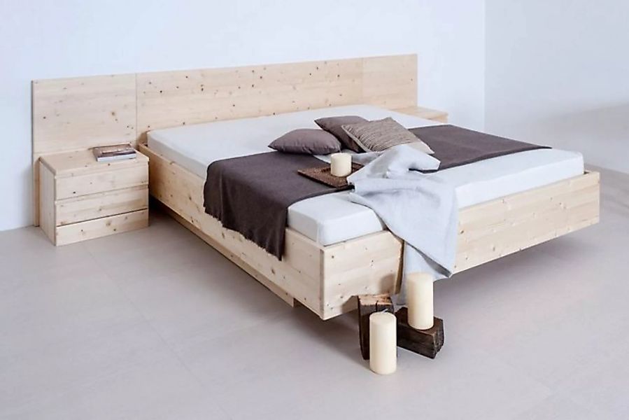 Natur24 Bett Doppelbett New York 180x200cm in Fichte Weiß lackiert mit Kopf günstig online kaufen