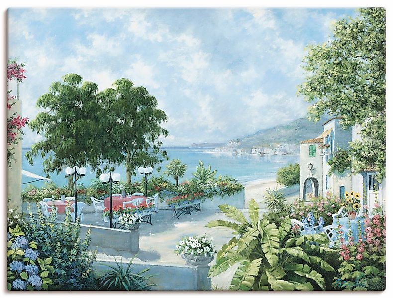 Artland Wandbild "Ozeansicht" Garten 1 Stk. tlg. als Leinwandbild, Poster i günstig online kaufen