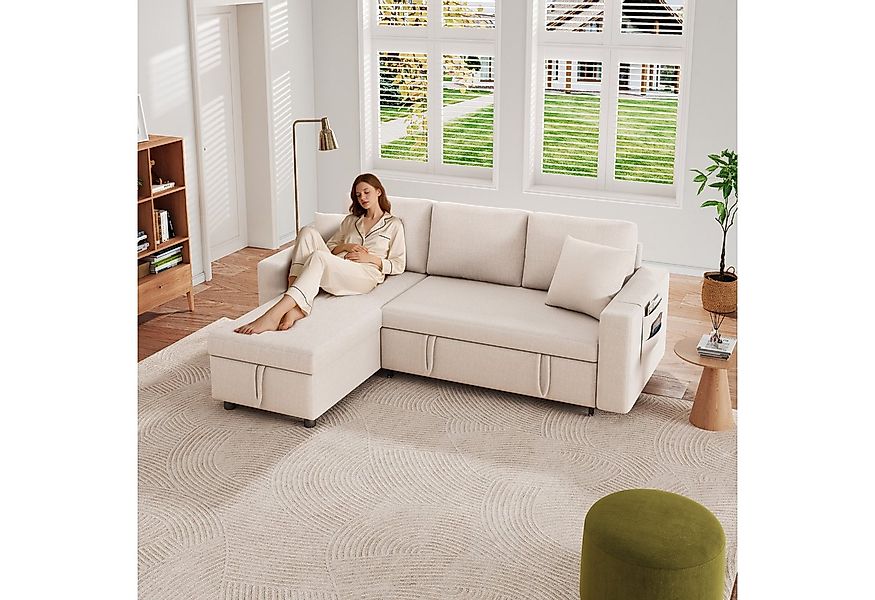 i@home Schlafsofa 3-Sitzer-Sofa, Ecksofa,L-förmiges Sofa, Sofa mit Stauraum günstig online kaufen