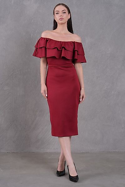 WOMAN VISION Minikleid Trägerloses Midi-Bleistiftkleid günstig online kaufen