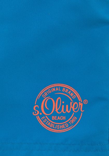 s.Oliver Badeshorts mit seitlichem Logodruck günstig online kaufen