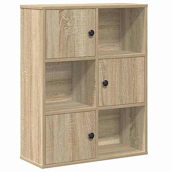vidaXL Bücherregal Bücherregal Sonoma-Eiche 60x24x76,5 cm günstig online kaufen
