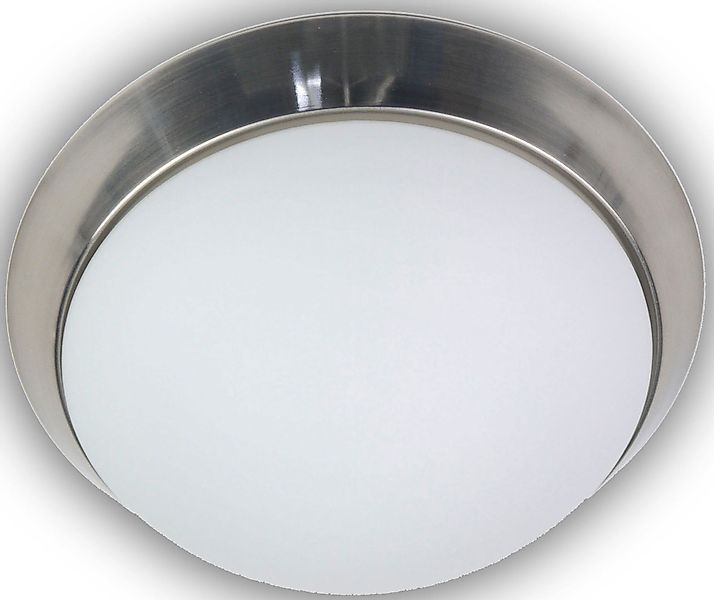 niermann Deckenleuchte »Opal matt, Dekorring Nickel matt, LED«, 1 flammig, günstig online kaufen
