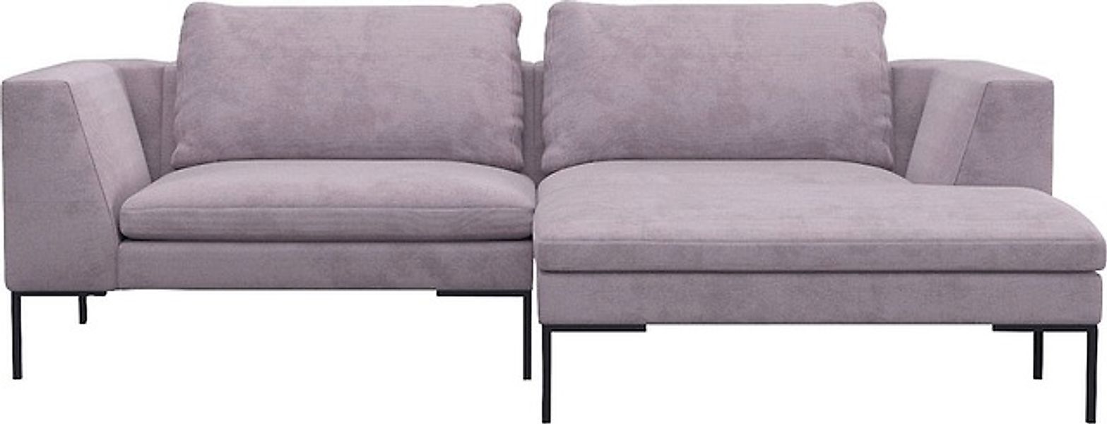 FLEXLUX Ecksofa »Loano, superbequemer Sitzkomfort durch Kaltschaum im Sitz, günstig online kaufen
