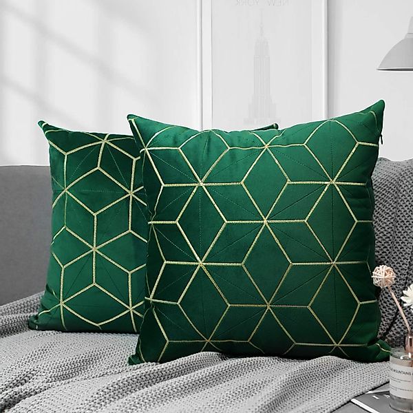 BYSURE Kissenbezug, (2 Stück), Samt, quadratisch günstig online kaufen