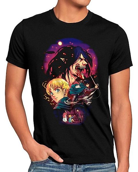 style3 T-Shirt Colossal Strength attack on titan anime japan manga aot cosp günstig online kaufen