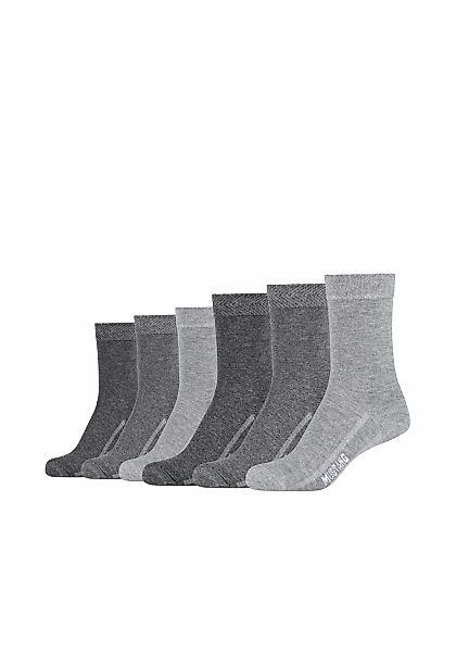 MUSTANG Socken 6 Stk. tlg. mit verstärktem Fersen- und Zehenbereich günstig online kaufen