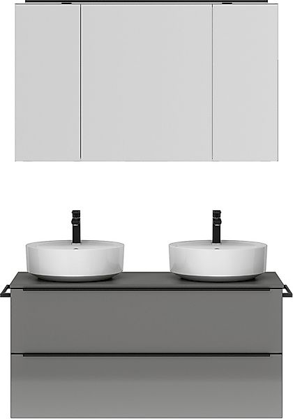 nobilia® Badmöbel-Set »Alvene«, (2 St., vormontiert, mit Soft-Close), inkl. günstig online kaufen