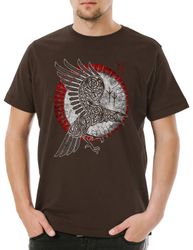 Urban Backwoods Print-Shirt Norse Raven Herren günstig online kaufen