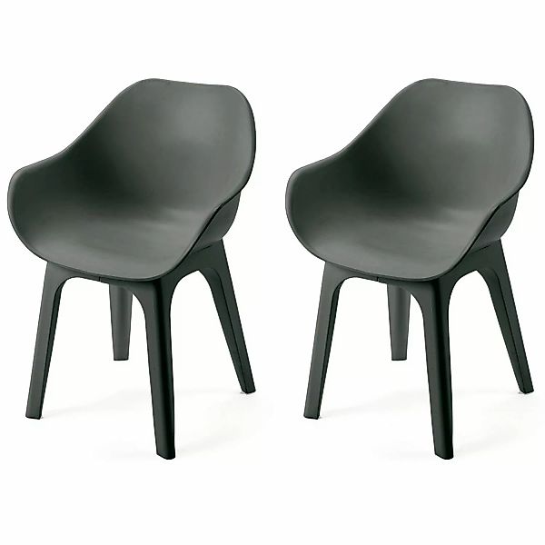 Best Gartenstuhl "Split", 1 St., Schalensessel 2er-Set günstig online kaufen