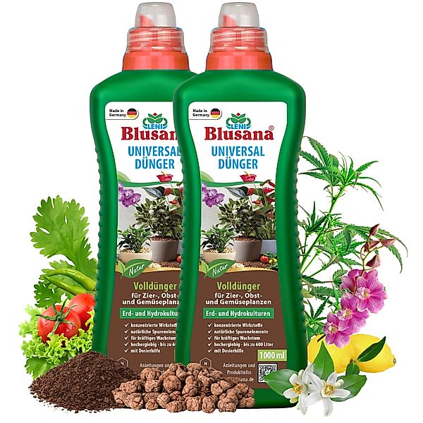 Blusana Pflanzendünger Universal Flüssigdünger NPK 6-3-6 günstig online kaufen