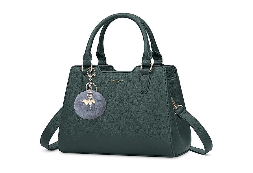 LuxusKollektion Henkeltasche Handtasche Damen Mittelgroß Leder Henkeltasche günstig online kaufen