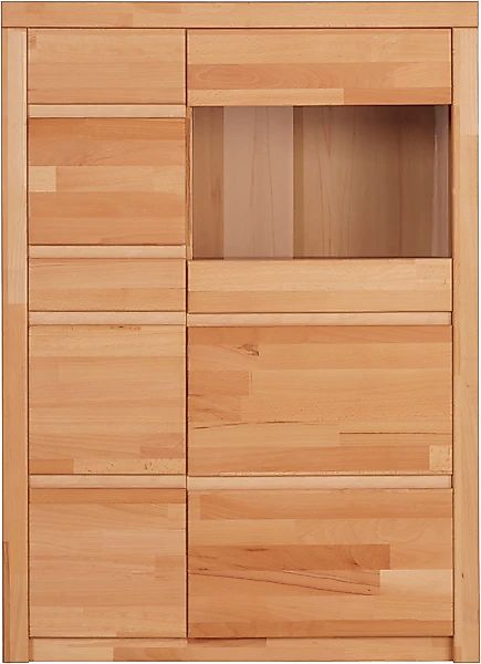 Home affaire Vitrine "Silkeborg" Höhe, 125 cm günstig online kaufen