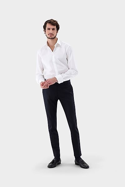Smokinghemd mit Kentkragen Slim Fit günstig online kaufen