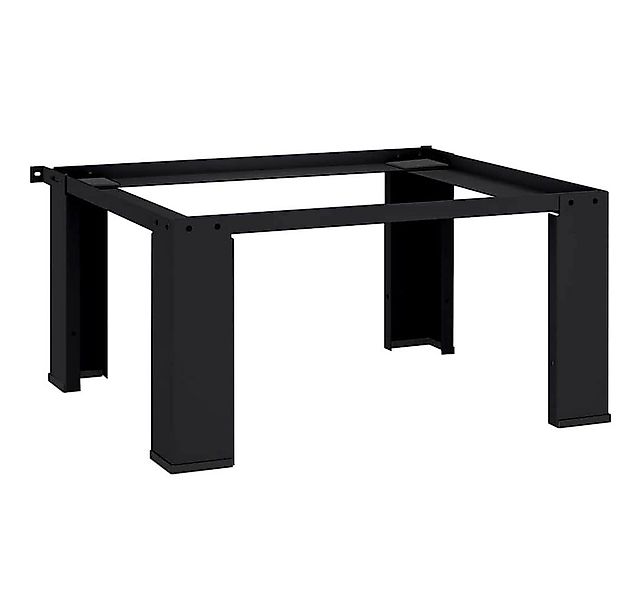 vidaXL Waschmaschinenumbauschrank Waschmaschinen-Podest Schwarz 64 x 55 x 3 günstig online kaufen