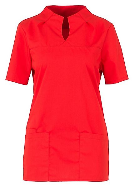 BEB Schlupfbluse beb MEDIZIN/PFLEGE Damen KASACK Kurzarm Baumwollmix Rot günstig online kaufen