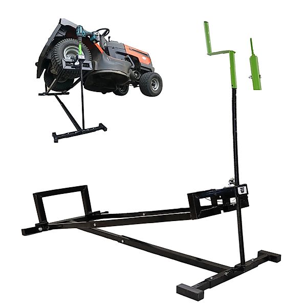 TRUTZHOLM Rasentraktorheber 115x50cm 400 kg Handkurbel  Adapter 24mm Stufen günstig online kaufen