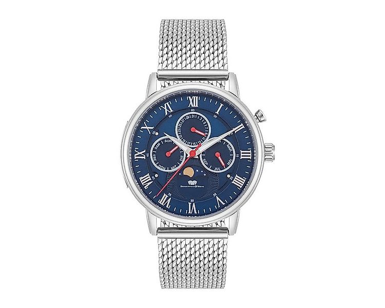 Rhodenwald & Söhne Multifunktionsuhr Moontime II silber, mit Quarzwerk günstig online kaufen