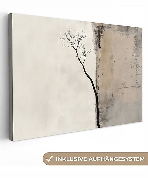 OneMillionCanvasses® Leinwandbild Wabi sabi - Pflanze - Beige, Fotodruck (1 günstig online kaufen