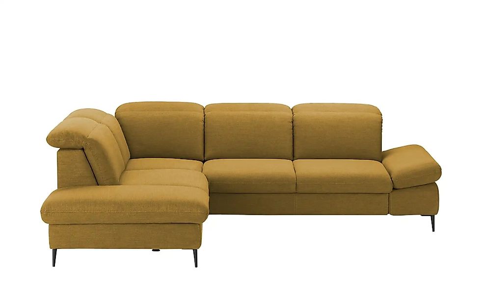 uno Ecksofa  Serra ¦ gelb ¦ Maße (cm): B: 268 H: 81 T: 215 Polstermöbel > S günstig online kaufen