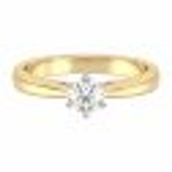Ring 585 Gelbgold mit im Labor gezüchtetem Diamanten günstig online kaufen