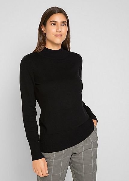 bonprix Strickpullover aus Strickmaterial, atmungsaktiv, pflegeleicht, mit günstig online kaufen