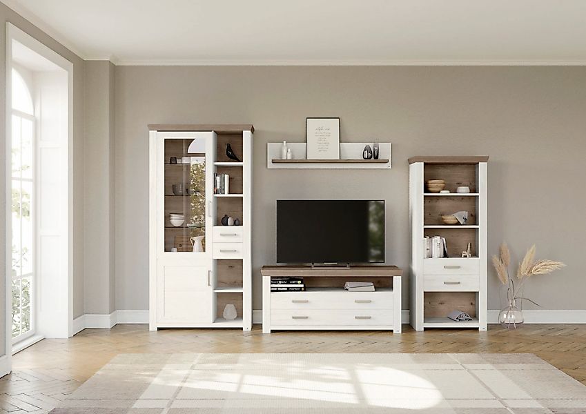 set one by Musterring Wohnwand "York" 4 Stk. tlg. günstig online kaufen