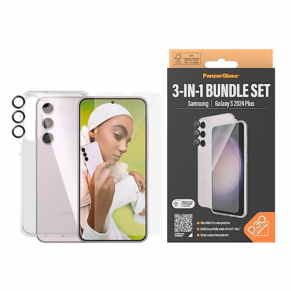 PanzerGlass Displayschutzglas »3-in-1 Bundle Set Screen Protector, Case und günstig online kaufen