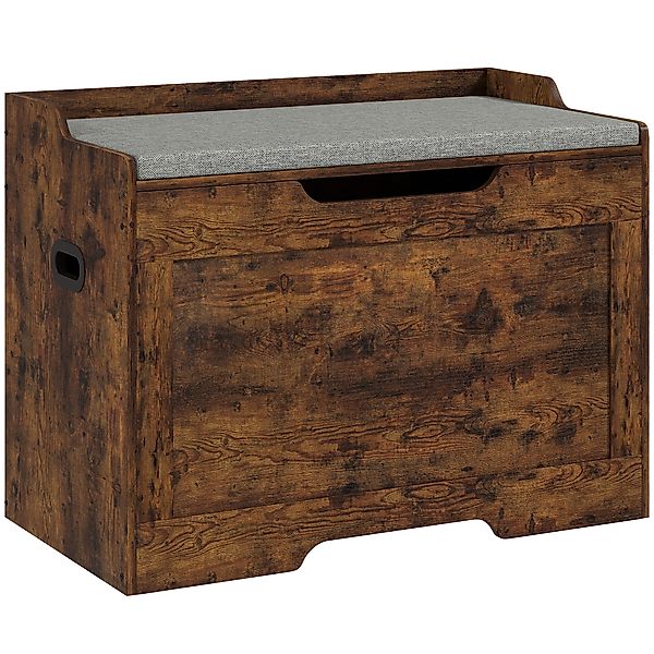HOMCOM Aufbewahrungsbank 103L, multifunktionale Truhe mit waschbarem Sitzki günstig online kaufen
