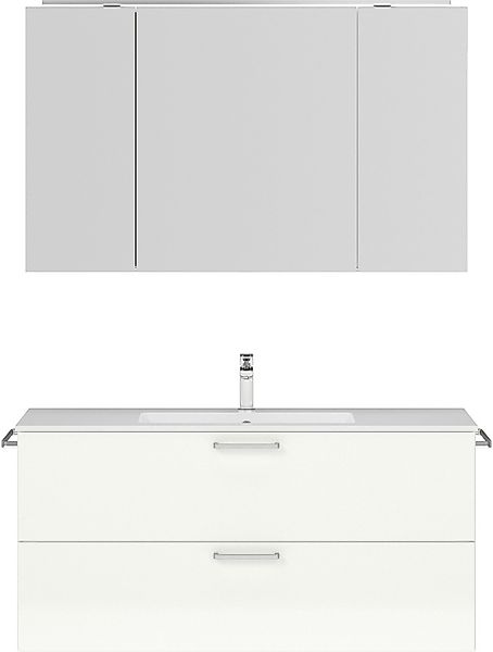 nobilia® Badmöbel-Set »Tolvina«, (2 St., vormontiert, mit Soft-Close), inkl günstig online kaufen