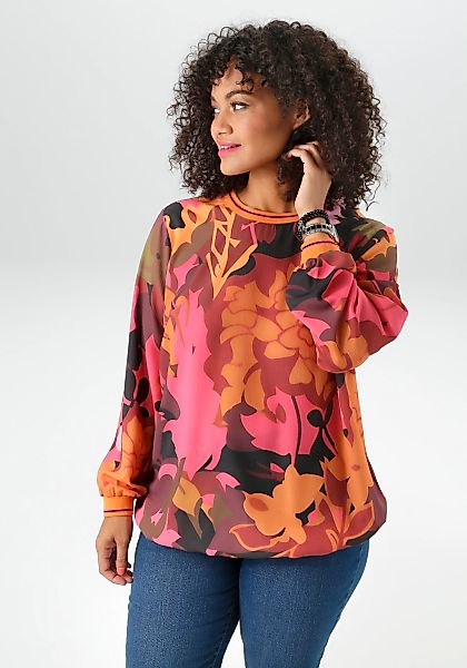 Aniston PLUS Shirtbluse, in Knallfarben - NEUE KOLLEKTION günstig online kaufen