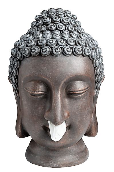 NEUSTEIN Buddhafigur Buddha Kopf Taschentuchbox Taschentuchspender günstig online kaufen