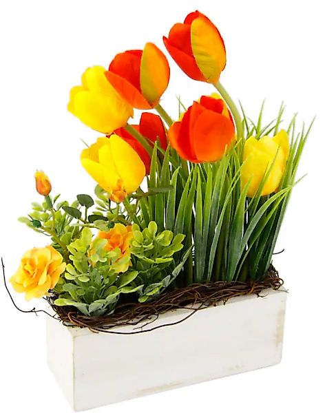 my home Gestecke »Tulpen Wildrosen und Gras« günstig online kaufen