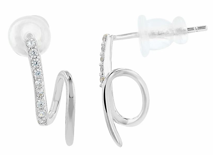 Adelia´s Paar Ohrhänger "Damen Ohrringe – Ohrstecker aus 925 Silber mit Zir günstig online kaufen