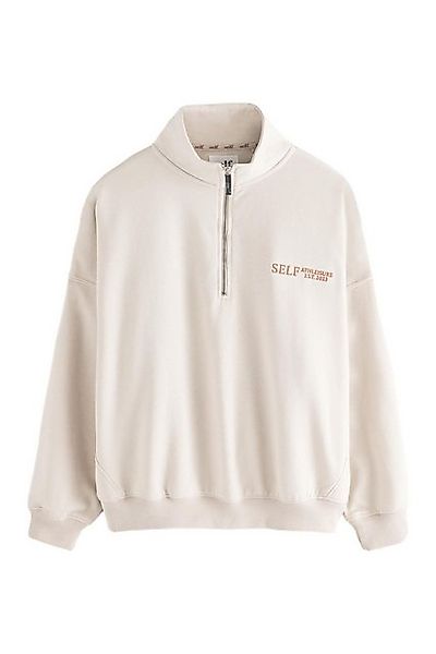 self Sweater Self. Sweatshirt mit halbem RV, Kurzgröße (1-tlg) günstig online kaufen