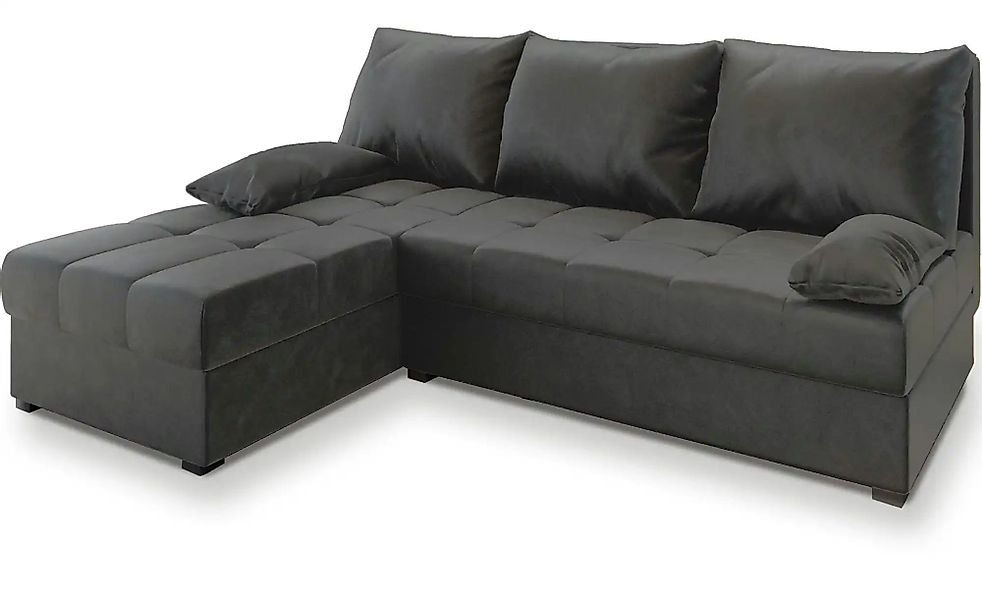 MASSENO Ecksofa mit Schlaffunktion Rita ¦ grau ¦ Maße (cm): B: 200 H: 85 Po günstig online kaufen