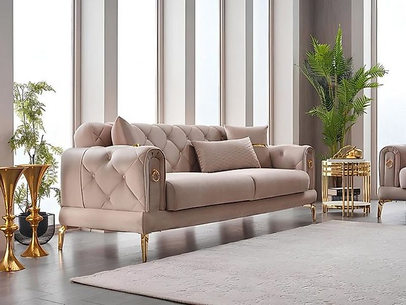 JVmoebel Sofa Luxus Couch Dreisitzer Sofa Lounge Sofas 3-Sitzer Design Couc günstig online kaufen