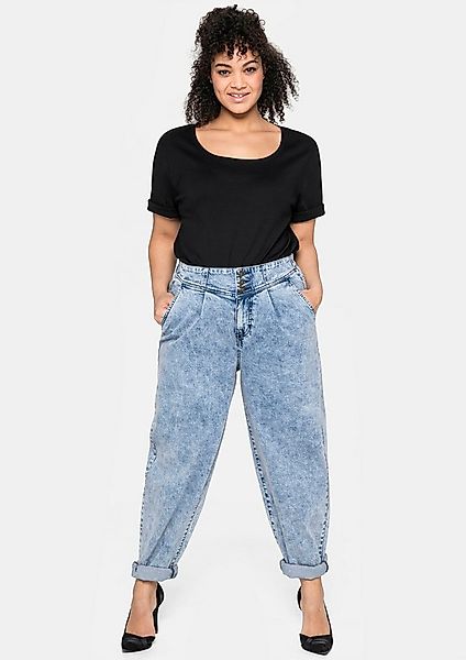 Sheego T-Shirt T-Shirt . aus reiner Baumwolle günstig online kaufen