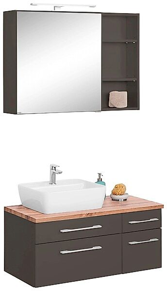 welltime Badmöbel-Set »Davos« 3 Stk. tlg. günstig online kaufen