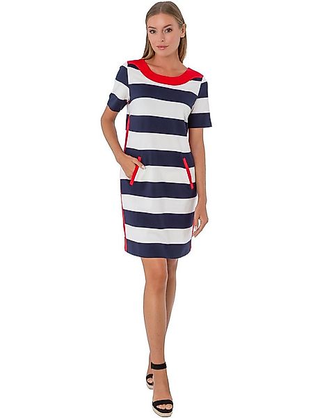 Estefania for woman Midikleid 195-5200, mit Kringeln und roter Blende 2 Ein günstig online kaufen