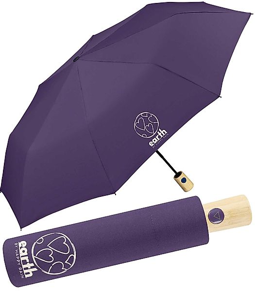 HAPPY RAIN Taschenregenschirm Earth - nachhaltiger günstig online kaufen