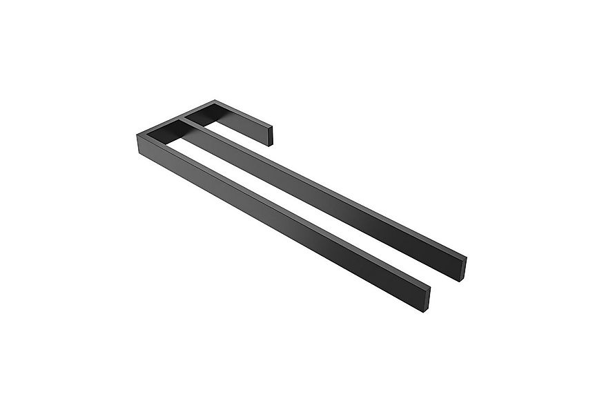 kalb Handtuchhalter Handtuchhalter Jörn, 2 Stangen, schwarz, L: 400mm, H: 2 günstig online kaufen