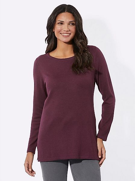 Sieh an! Strickpullover Longpullover Langarm Jersey günstig online kaufen